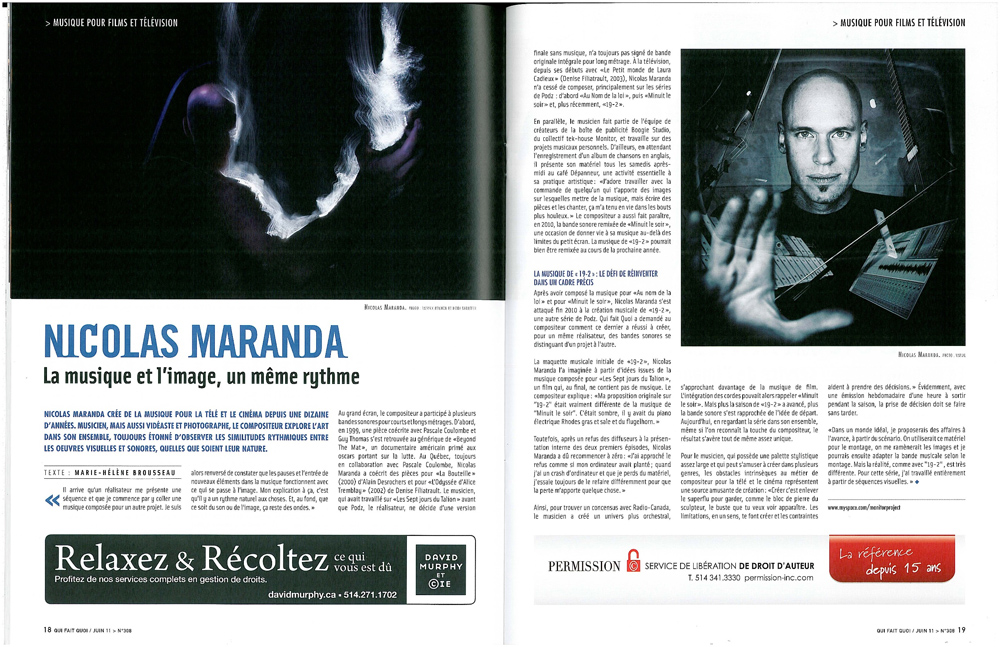 Qui fait quoi - article